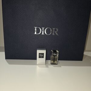 Dior Black and Silver Mini Perfume